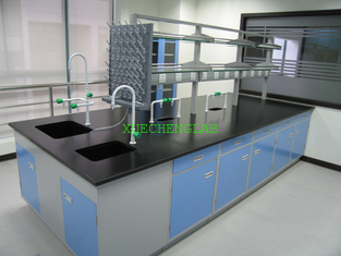 China Factory Price Laboratory Central Table 10 Feet Long All Steel Lab Island Bench with CE Certificate supplier