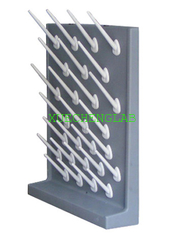 China Lab Accessories Drying Rack PP Pegboard Polypropylene Drip Rack for Laboratory Bench Use supplier