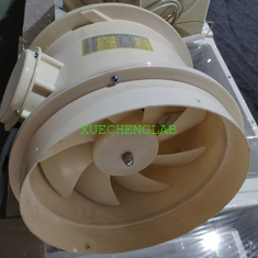 China 1850m3/h 110v 120v PP Axial Flow Ventilation Fan 2500 rpm for Lab Fume Hood Use supplier