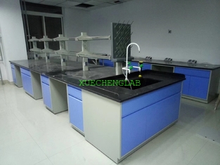 China High Quality All Steel Laboratory Furniture CE Certificated Island Bench 12 Feet long Central Lab Table supplier