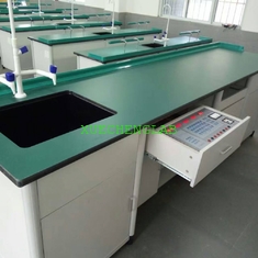 China Aluminum Wood Structure School Laboratory Furniture Science Lab Bench Biology Laboratory Table supplier