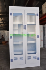 China PP Lab Furniture Double Doors Medical Storage Cabinet Polypropylene Medicine Cupboard supplier