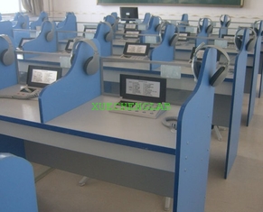 China School Teaching Funiture Multimedia Classroom Table Speech Lab Student Desk supplier