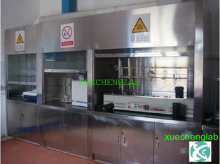 China High Quality Stainless Steel Lab Furniture Fuming Cupboard 6 feet Fume Cabinet Stainless Steel Laboratory Fume Hood supplier
