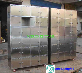 China Laboratory Storage Cupboard Stainless Lab Furniture Stainless Steel Wardrobe Stainless Steel Locker supplier