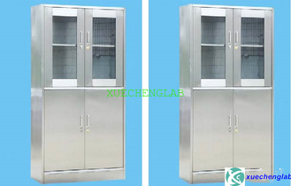China Laboratory Storage Cabinet Stainless Lab Furniture Medicine Cabinet Stainless Steel Medical Cupboard supplier