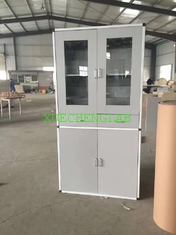 China Factory Price School Lab Furniture CE Approved Aluminum Alloy Wood Storage Cupboard Instrument Cabinet supplier