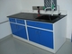 All Steel Laboratory Furniture Water Sink Table Basin Bench for Central Laboratory Table Lab Island Bench Use supplier