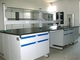 Central Lab Table Lab Bench Steel Wooden Laboratory Furniture C Frame Steel Wood Lab Island Bench 3600*1500*850mm supplier