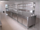 hot sell stainless lab furniture laboratory workbench stainless steel work table island bench 3000x1500x850mm supplier