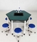 School Furniture Science Laboratory Hexagonal Student Desk Aluminium Alloy Wood Biology Lab Table supplier