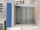 All Steel Laboratory Floor Mounted Fume Hood CE Approved Walk In lab Fume Cupboard 1200x850x2350mm supplier
